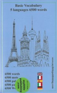 6500 words 5 languages basic vocabulary english français español italiano deutsch
